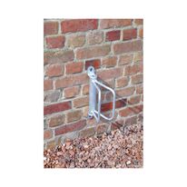 Ratelier 1 vélo mural avec arceau bloque roue - Angle 90°