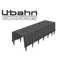 Coffrage perdu pour dalles allégées monodirectionnelles en béton armé | U-Bahn® Beton