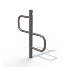 Support vélos 2 places design - Tête 2 gorges