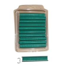 Agrafes plastifiées vertes pour agrafeuse simple ou avec chargeur | MEGADIS 