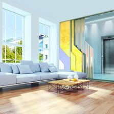 Système d'ossature antieffraction pour cloisonnement en plaques de plâtre 