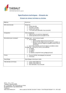 Girasols coulissant aluminium à lames inclinées ou droites | Girasols aluminium