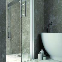 Porte coulissante à galandage pour cabine de douche | Essential Douche