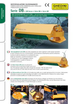 Broyeur 1300 mm pour pelles et tractopelles de 6T à 10T série lourde renforcée | DB35