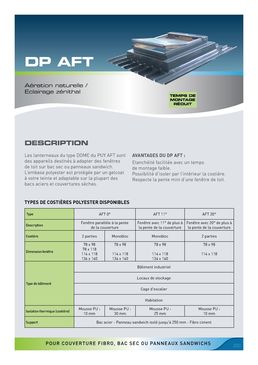 Lanterneau d’adaptation pour fenêtre de toit sur embase polyester | DPAFT 