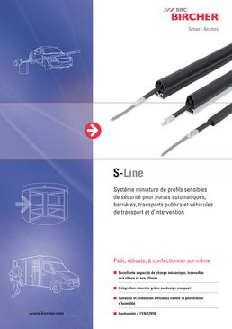 Système miniature de bords sensibles / palpeurs de sécurité | S-Line