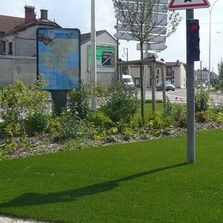 Gazon synthétique ornemental d'agrément | Sandy turf GREEN CHAMP