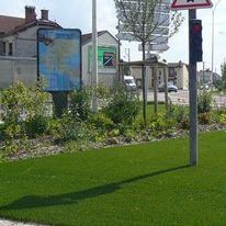 Gazon synthétique ornemental d'agrément | Sandy turf GREEN CHAMP