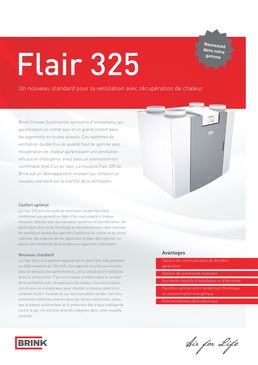 Centrale de ventilation double flux | Flair 325
