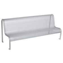 Banc public en acier Perforé