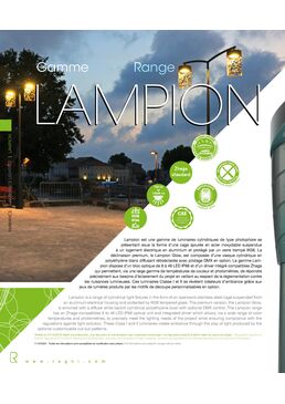 Luminaire personnalisable pour éclairage décoratif - Gamme LAMPION | RAGNI