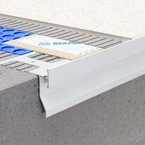 Profilé de rive pour balcons et terrasses | CERFIX PROTEC CPGV en aluminium laqué avec drainage intégré