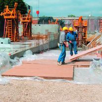 Coffrage en carton biodégradable pour dalles béton | Biocofra VS