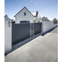 Portail aluminium à ouverture manuelle ou motorisée | Diskar