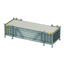 Rangement démontable pour poutrelles et étais de grande dimensions | Berceau à poutrelles