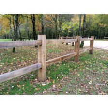 Clôture haute en bois Rustique