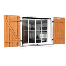 Motorisation solaire pour volets battants | WIBAT Linteau Solar