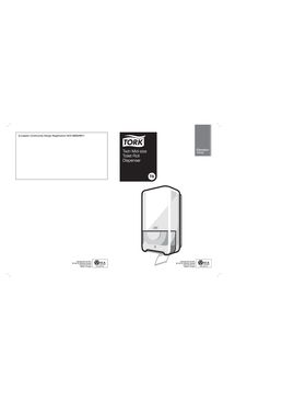 Distributeur de rouleaux pour sanitaires à trafic élevé | Tork Distributeur Twin pour Papier Toilette Rouleau Mid-Size