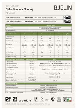 Revêtement de sol en bois densifié | Woodura Planks BOHULT 3.0 M