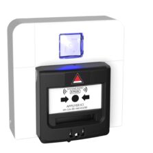 Diffuseur Lumineux à déclenchement manuel à piles radio alarme menace | TT5DML-RF3 - NEUTRONIC 