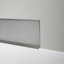 Plinthe de jonction sol-mur | METAL LINE 90 / 790 – profilé aluminium anodisé et inox finition parquet et carrelage