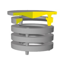 Extracteur statique type Shunt en béton | Pour la rénovation de conduit collectif | Shunt