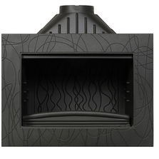 Foyer à bois à post combustion et haut rendement pour grand volume | Foyer Décor 800 Symphonie 9583-44