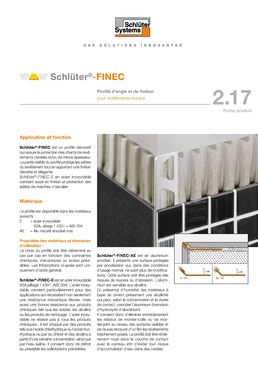 Profilé Design de finition pour Carrelage | Schlüter-FINEC