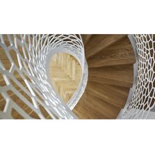 Garde-corps en acier découpé au laser | Cells™ Spiral	