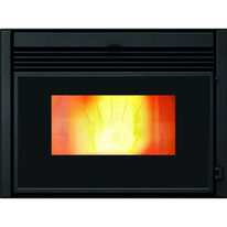 Insert à granulés de bois 6 ou 9 kW disponible en deux largeurs | Nacre 70-80 C07800 / C07801