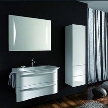 Meuble vasque aux formes organiques | Ella