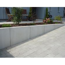 Mur en L en béton pour soutènement léger