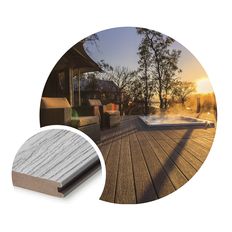 Lames de terrasse en bois composite co-extrudé | Eva-Last Infinity 