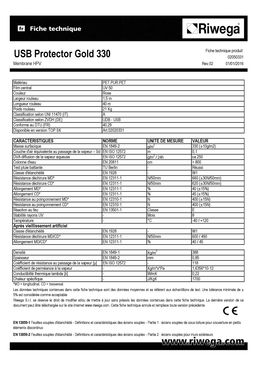 Membranes de toiture pare-pluie HPV | USB Protector GOLD 330