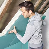 Plaque isolante PIR pour combles en ITI | Utherm Attic L Gyp