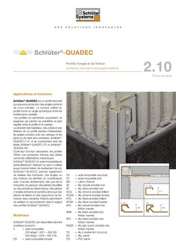 Profilé pour murs | Schlüter-QUADEC-A