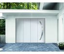 Porte de garage sectionnelle à déplacement latéral 