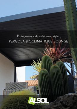 Pergola bioclimatique en aluminium | Lounge Perpendiculaire 