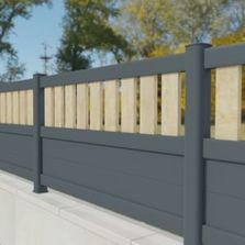 Clôture PVC au look moderne et épuré | Ileo