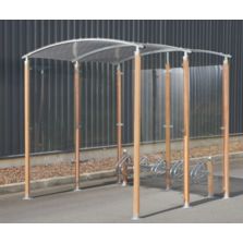 Abri à vélos bois 4m²