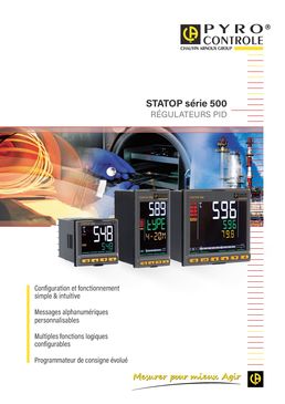 Régulateurs de grandeurs physiques pour processus industriels | STATOP 500