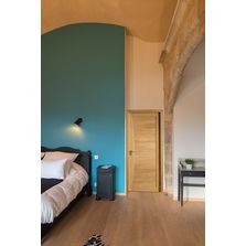 Porte d'intérieur style vintage en chêne à finition brossée ou patinée | Ambata 