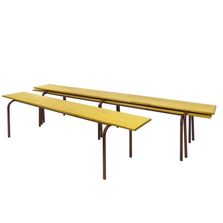 Banc empilable bois - Salle des fêtes & Vestiaire de sport