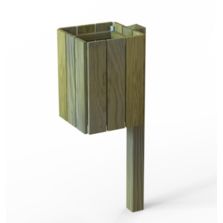 Poubelle de ville Shetland