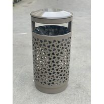 Poubelle urbaine avec finition décorative | Wellington Vigipirate Design