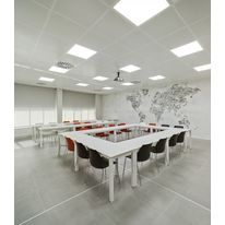 Dalle en acier galvanisé ou en aluminium pré-laqué pour plafonds | MODENA T24 