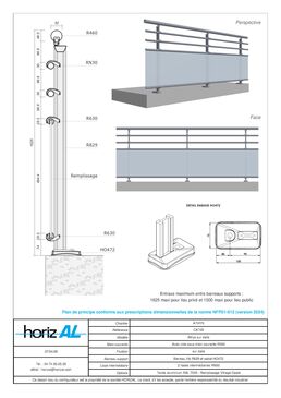 Garde-corps aluminium ATHYS 