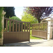 Portails classiques battants ou coulissants en aluminium | Contemporain