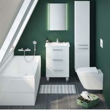 Pack WC suspendu sans bride Vitra avec abattant slim - INTEGRA | 7041B003-6136