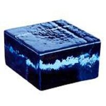 Brique de verre pour parois internes et séparations | BLEU QUADRATO
